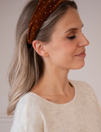 Twinkly Velvet Rusty - Diadeem