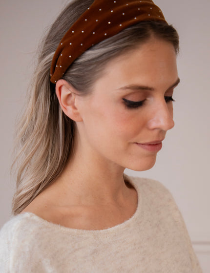 Twinkly Velvet Rusty - Diadeem