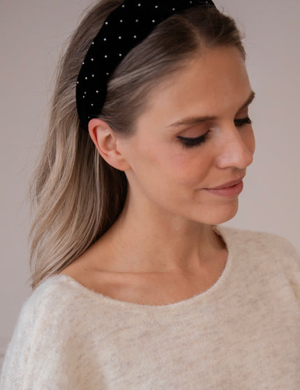 Twinkly Velvet Black - Diadeem
