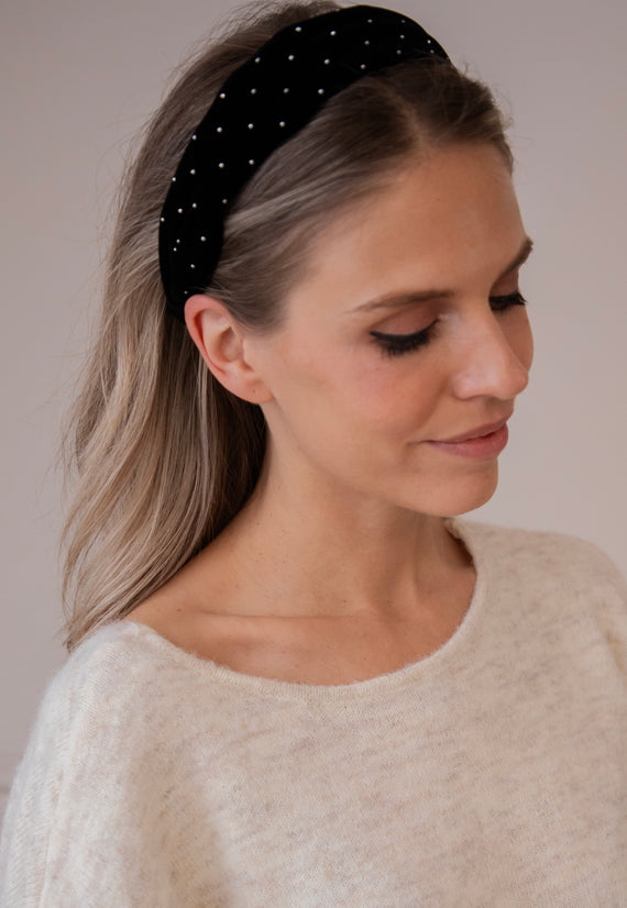 Twinkly Velvet Black - Diadeem