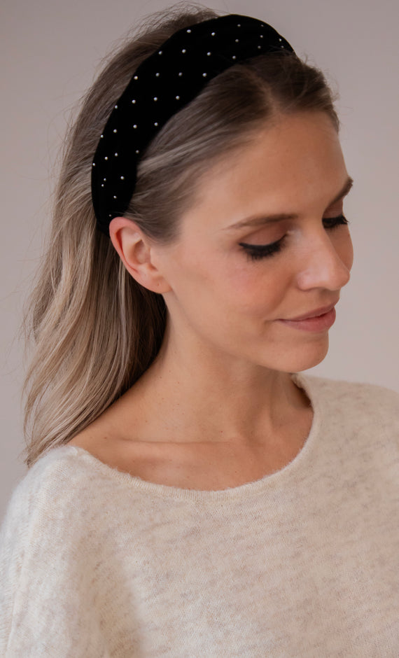 Twinkly Velvet Black - Tiara