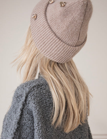 Beanie Glow Taupe - Muts