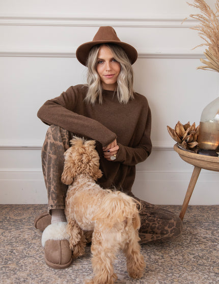 Pullover - A True Basic - Braun