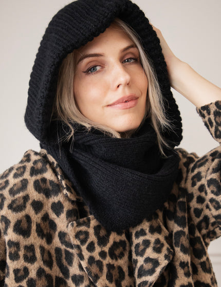 Cozy Capuchon Black - Scarf