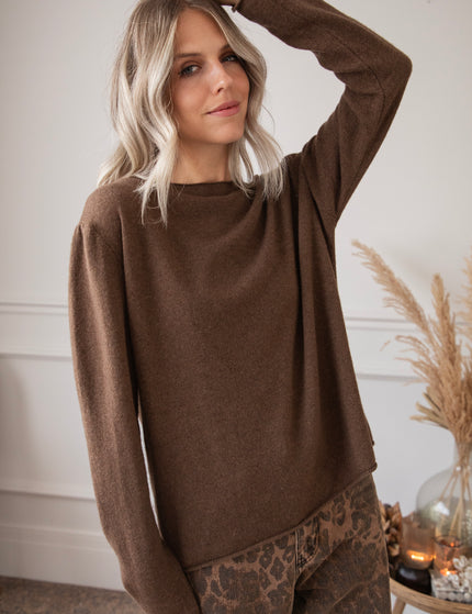 Pullover - A True Basic - Braun