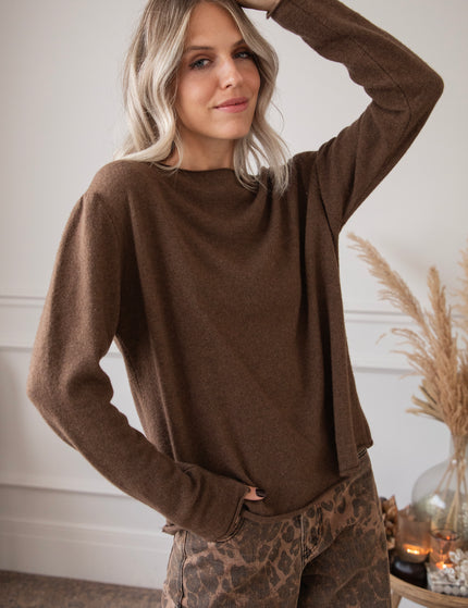 Pullover - A True Basic - Braun