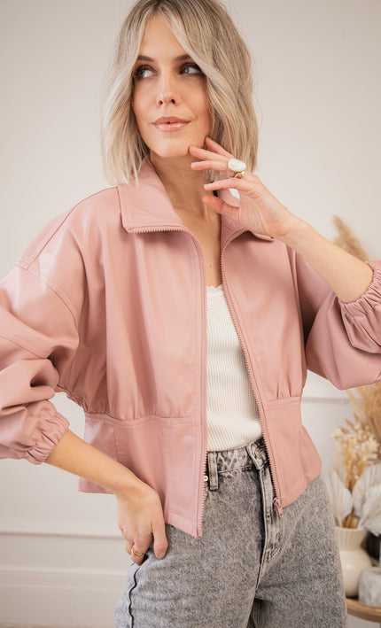 Love Leather Pink - Jacket