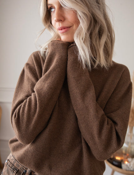 Pullover - A True Basic - Braun