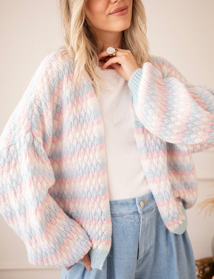 Weste - Bubbly Dreams - Babyblau/Babypink