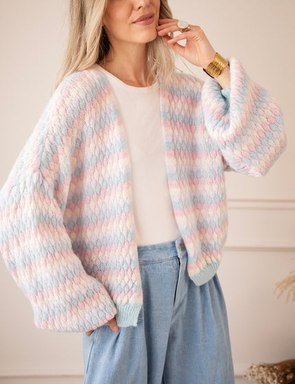 Weste - Bubbly Dreams - Babyblau/Babypink