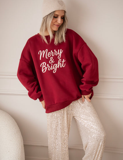 Simplicity Merry & Bright Bordeaux - Sweater