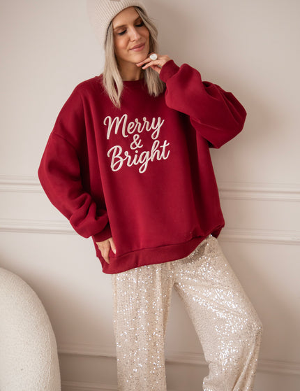 Simplicity Merry & Bright Bordeaux - Sweater