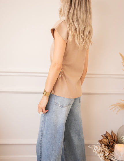 Top - Side Story - Taupe
