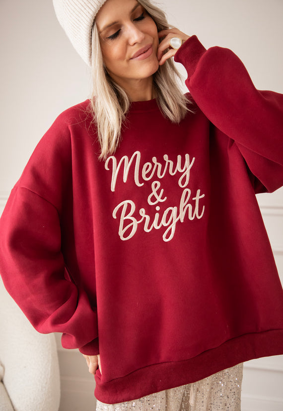 Simplicity Merry & Bright Bordeaux - Sweater