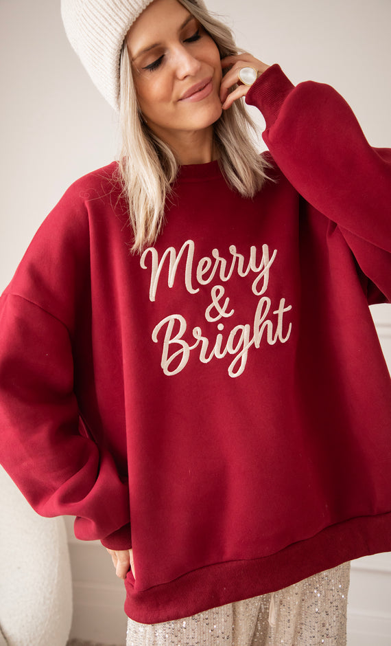 Simplicity Merry & Bright Bordeaux - Sweater