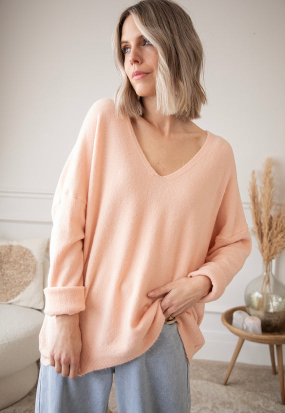 Comfy Billie Coral - Sweater