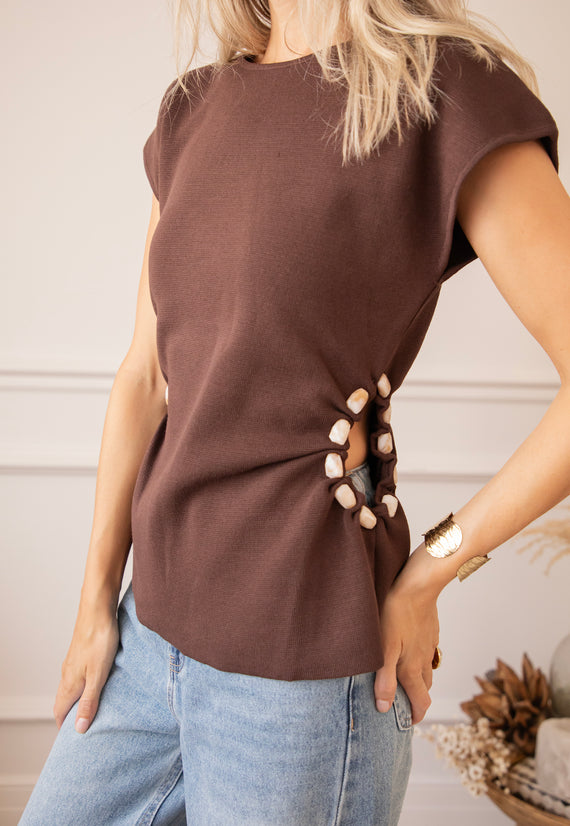Side Story Brown - Top