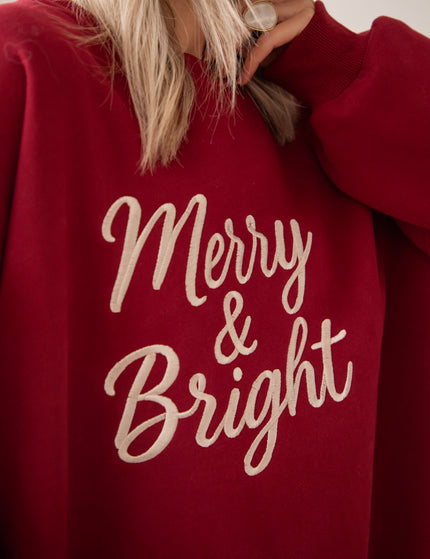 Simplicity Merry & Bright Bordeaux - Sweater