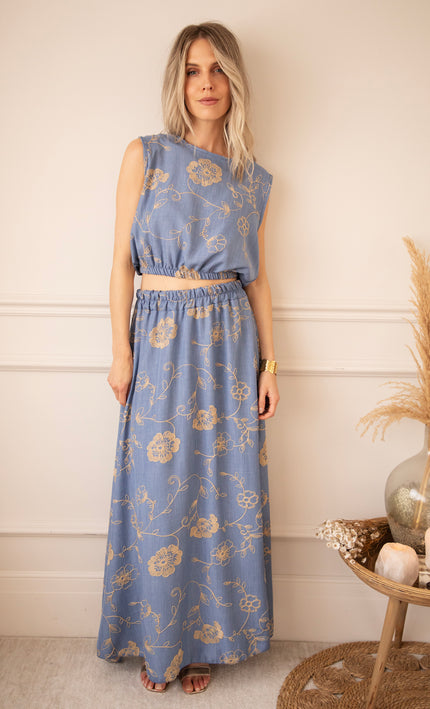 Combi-Set - Bloom Gently - Blau