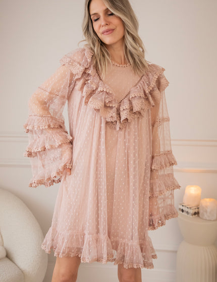 Tule Dreams Old Pink - Jurk