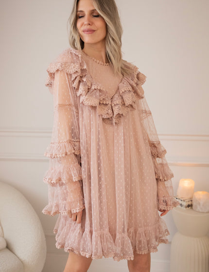 Tule Dreams Old Pink - Jurk