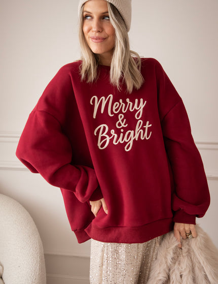 Simplicity Merry & Bright Bordeaux - Sweater