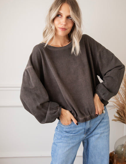 Easy Days Dark Grey - Sweater