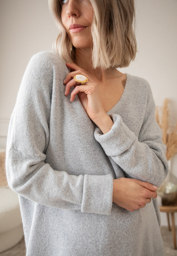 Comfy Billie Soft Grey - Sweater