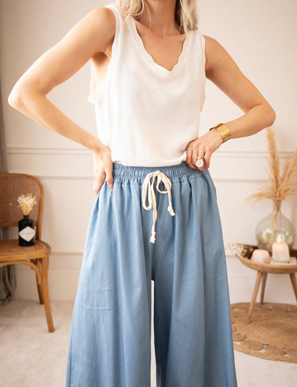 Lucy Lace Blue - Pants