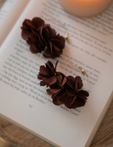 Pretty Punch Brown - Earrings