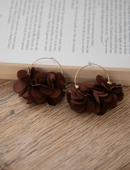 Pretty Punch Brown - Earrings