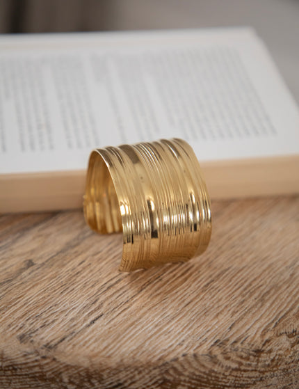 Classy Cuff Gold - Bracelet