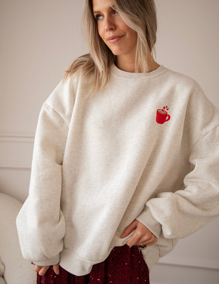 Simplicity Cup Of Christmas Soft Grey - Sweater