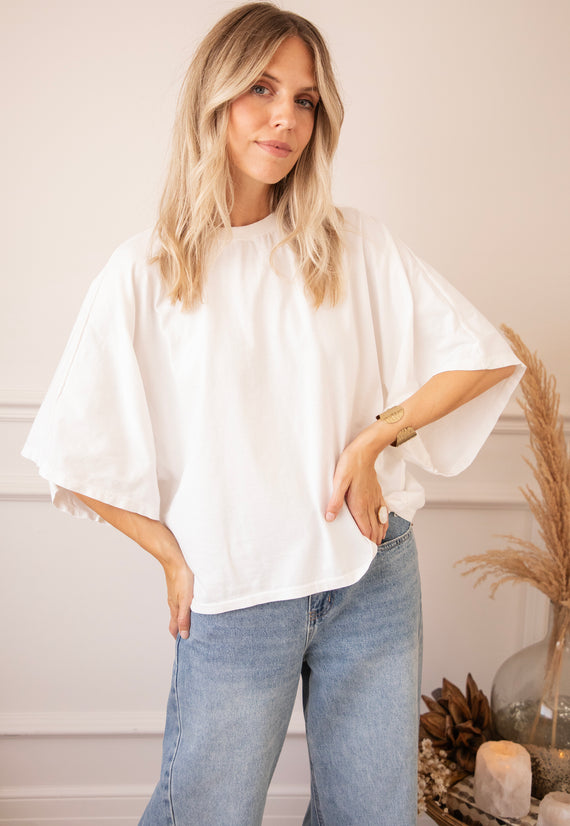 Butterfly Base Off White - T-Shirt