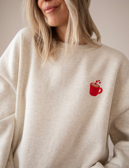 Simplicity Cup Of Christmas Soft Grey - Sweater