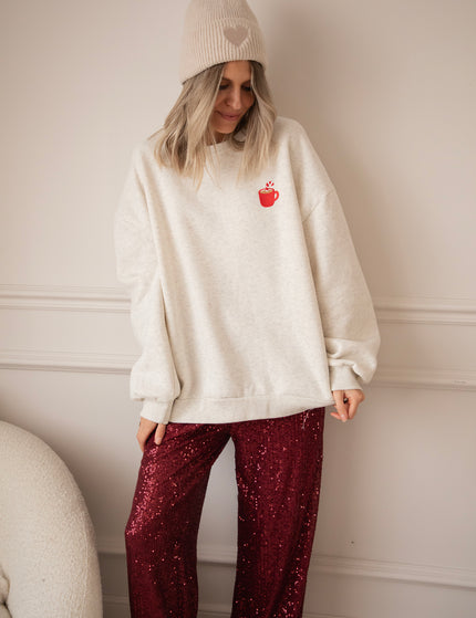 Simplicity Cup Of Christmas Soft Grey - Sweater