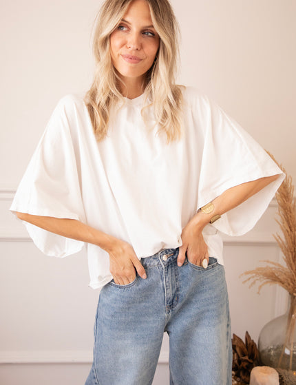 Butterfly Base Off White - T-Shirt