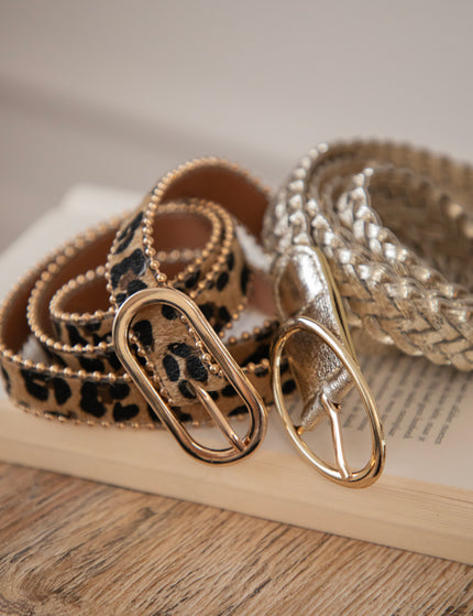 Wild Ball Chain  Beige/Black - Riem