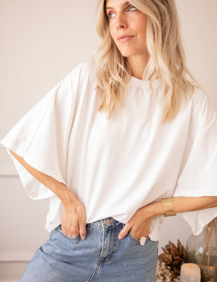 Butterfly Base Off White - T-Shirt