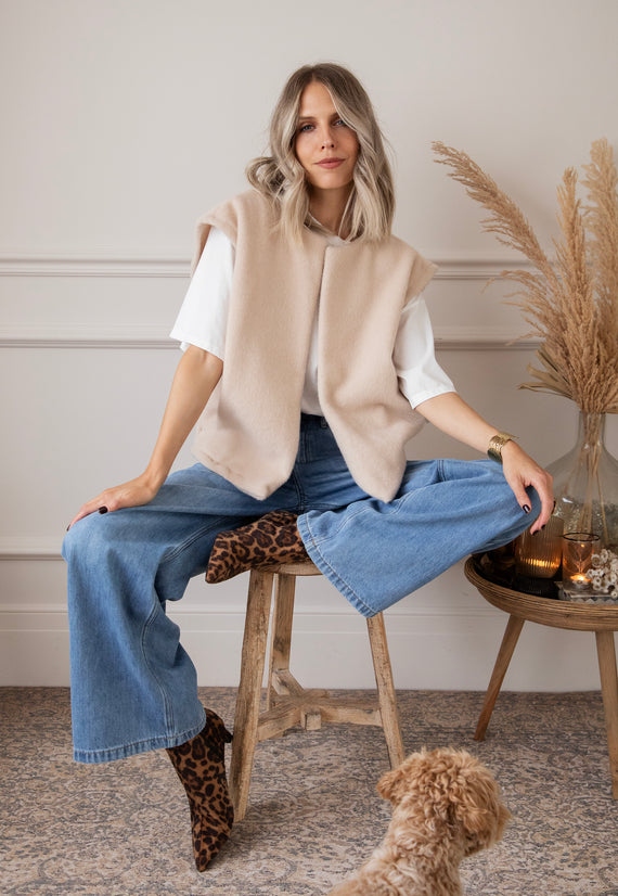 Hug Me Softly Beige - Cardigan/Jacket