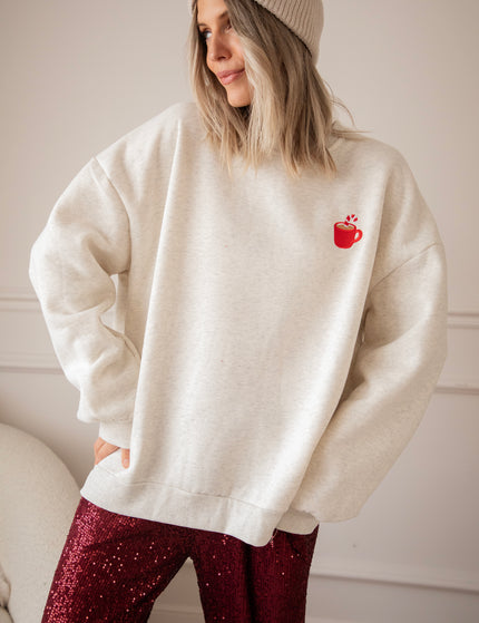 Simplicity Cup Of Christmas Soft Grey - Sweater