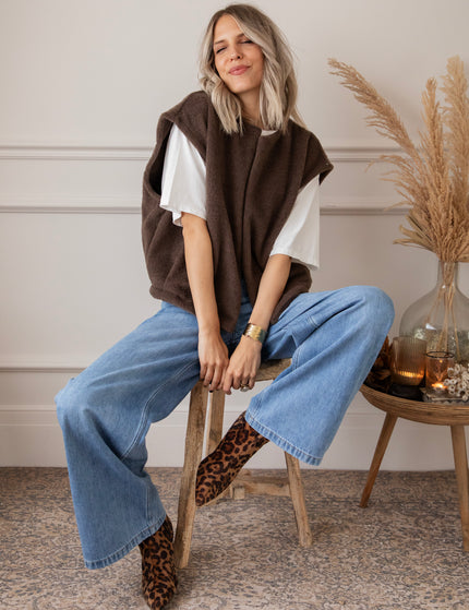 Hug Me Softly Brown - Vest/Jacket