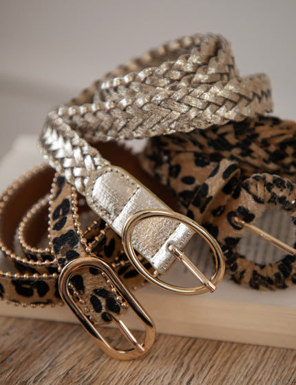 Wild Ball Chain Beige/Black - Belt