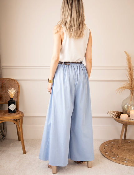 Marlene Palazzo Soft Blue - Broek