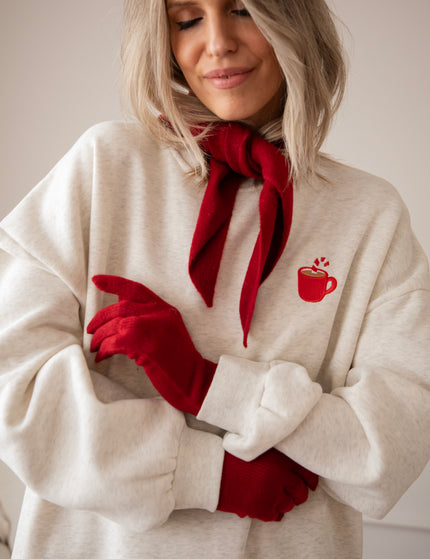 Simplicity Cup Of Christmas Soft Grey - Sweater