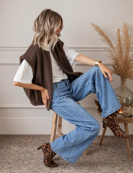 Hug Me Softly Brown - Vest/Jacket