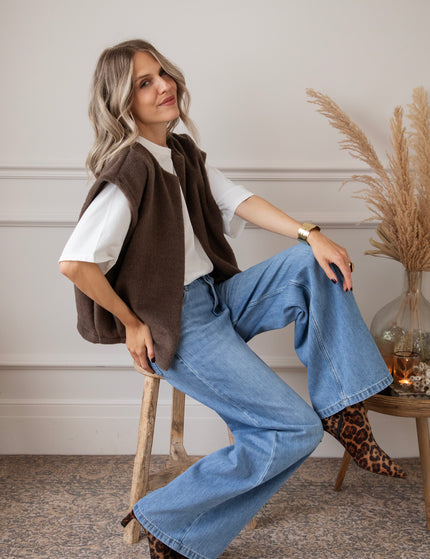 Hug Me Softly Brown - Vest/Jacket