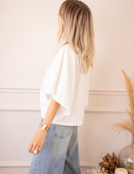 Butterfly Base Off White - T-Shirt