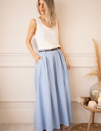 Marlene Palazzo Soft Blue - Broek