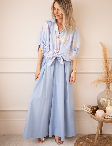 Starfish Stripes Blue - Blouse